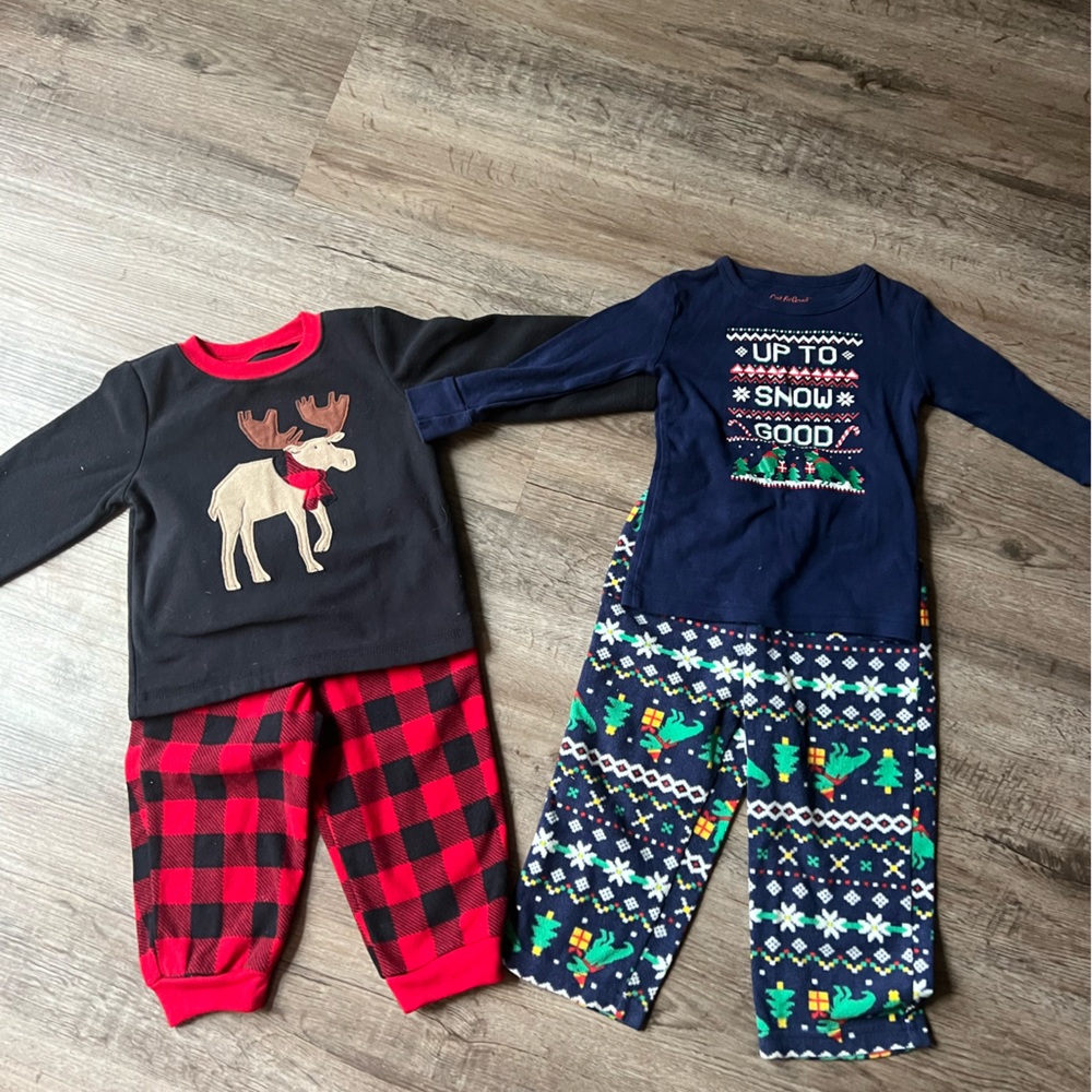 Toddler boy Christmas pjs